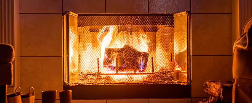 Mendota Hearth Landscape Fireplace Installation in Texarkana, Texas