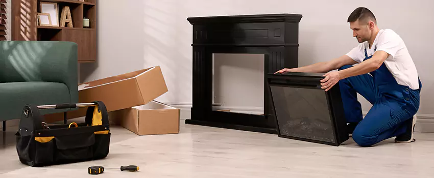 Old Rusted Metal Fireplace Repair And Replacement in Texarkana, TX