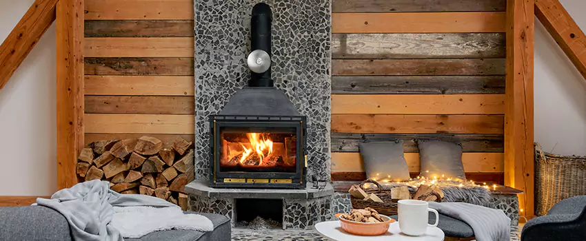 Thelin Hearth Products Direct Vent Gas Stove Fireplace Inspection in Texarkana, Texas